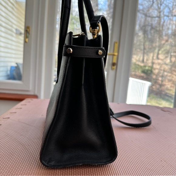 Furla | Black Grain Leather Bag - Picture 7 of 16